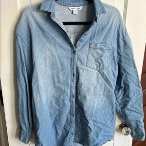 Old Navy Light Blue Button Down Shirt